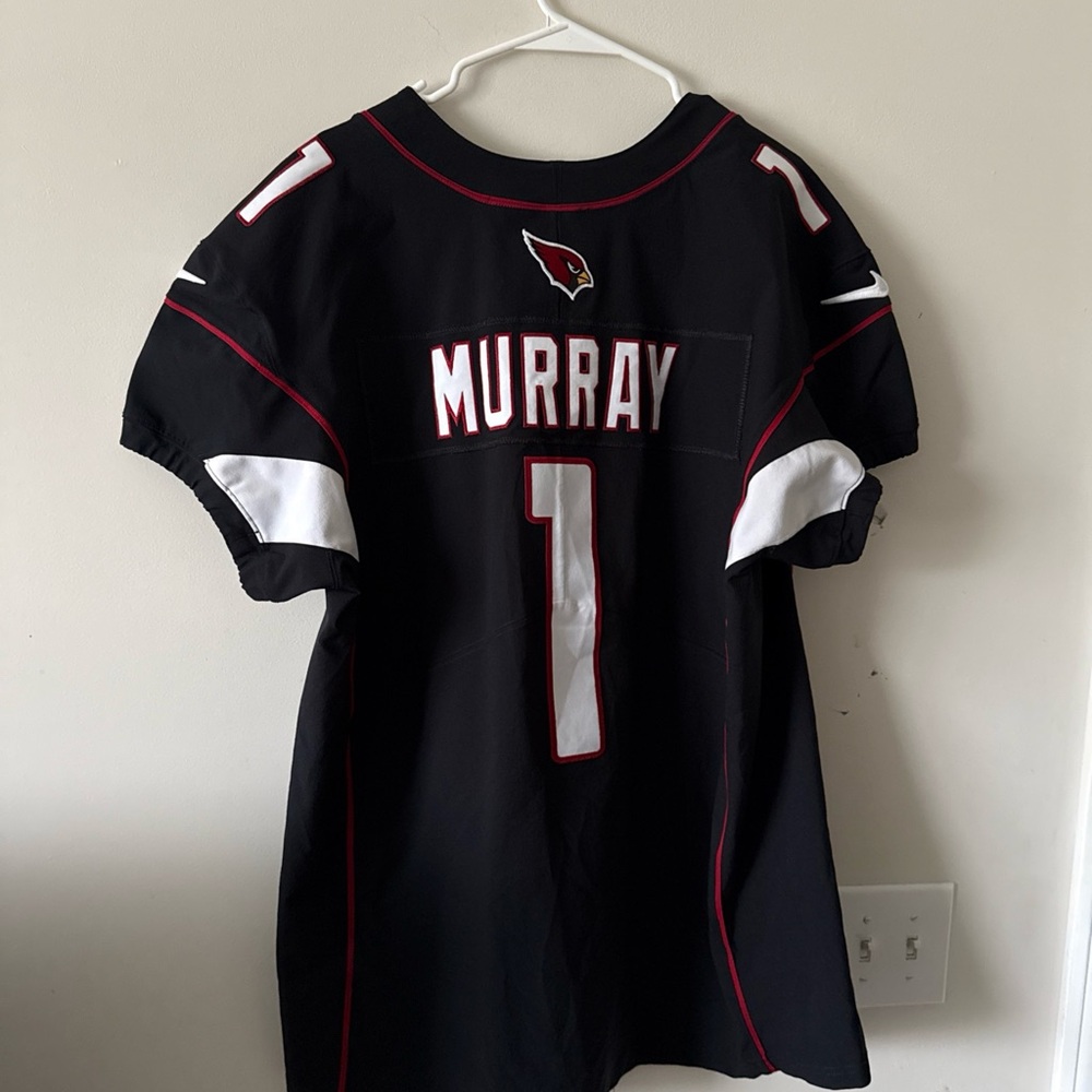 Men’s Nike Kyler Murray #1 Arizona Cardinals Vapor Elite Jersey Sz 48 - Black - Picture 6 of 6